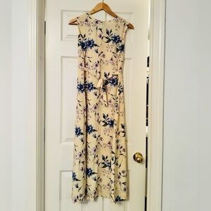 90s floral maxi dress